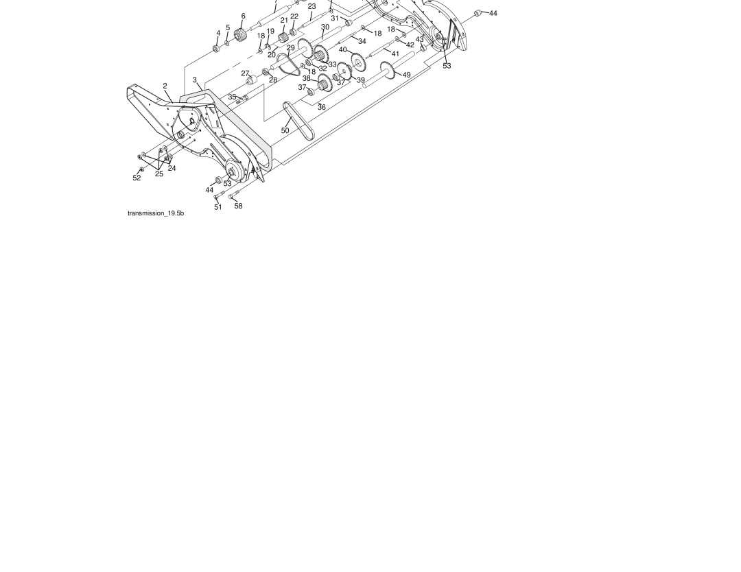 Husqvarna RTT900 owner manual Transmission19.5b 