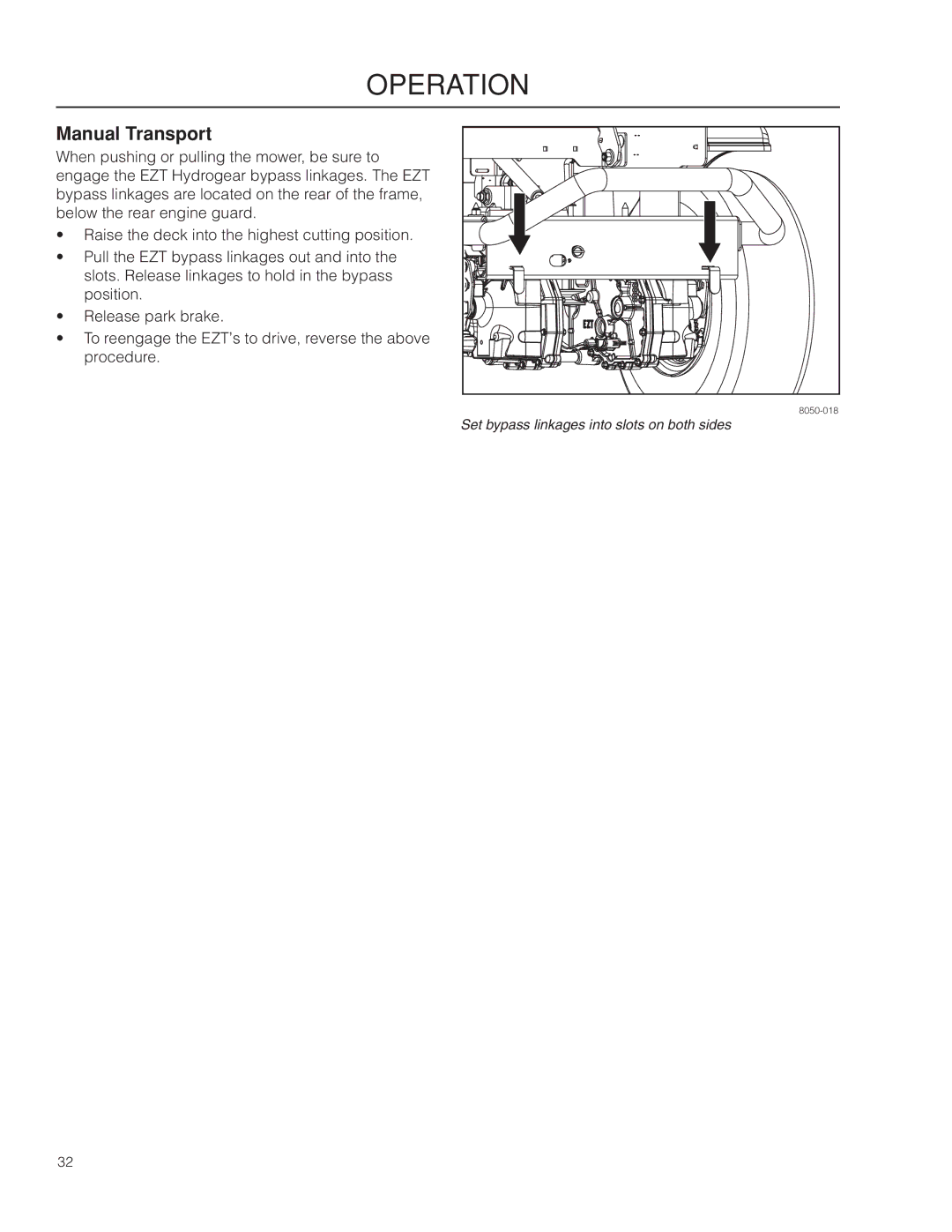 Husqvarna RZ19 CE / 966658901 manual Manual Transport 