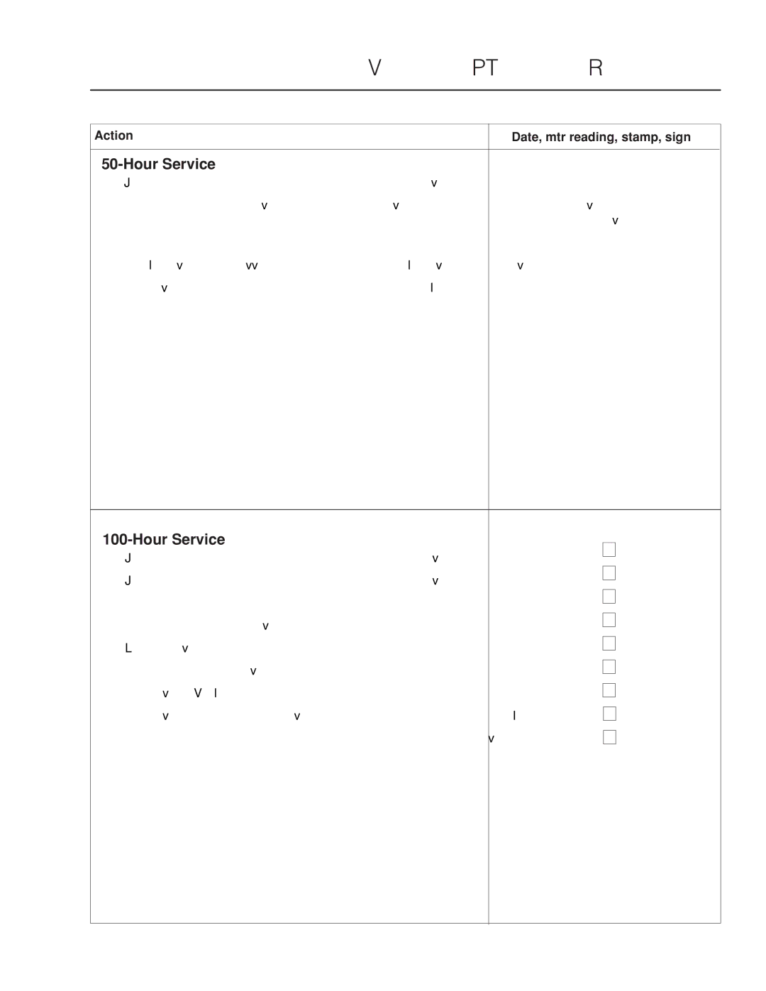 Husqvarna RZ4216 manual Service Journal 