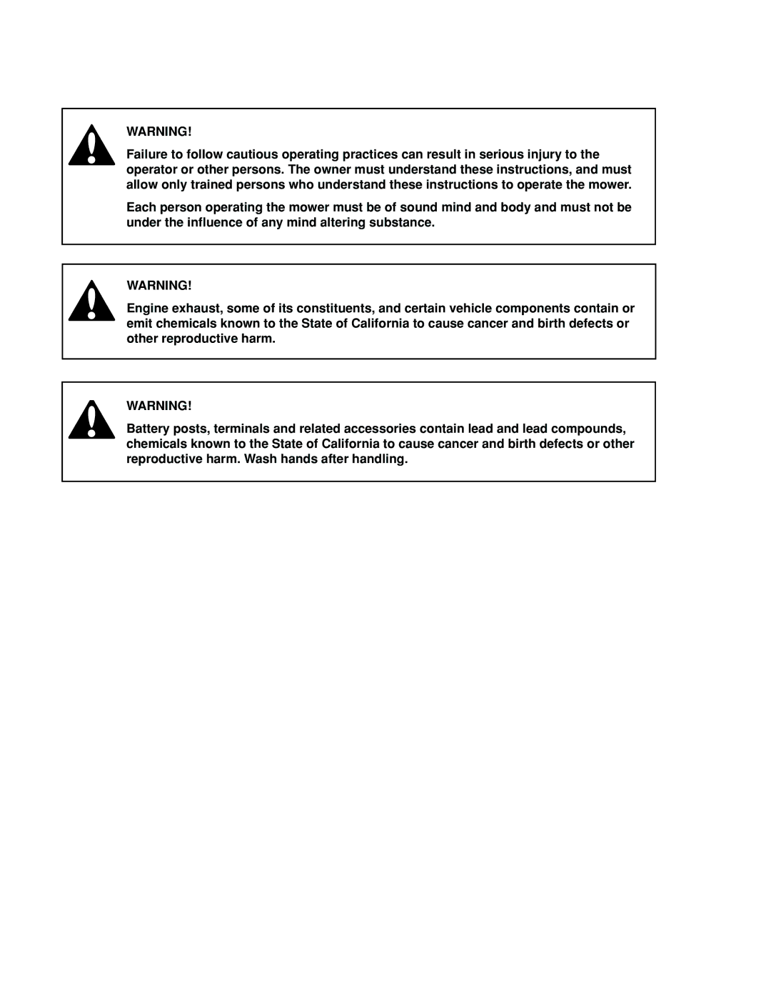 Husqvarna RZ4219BF / 966582201 manual 