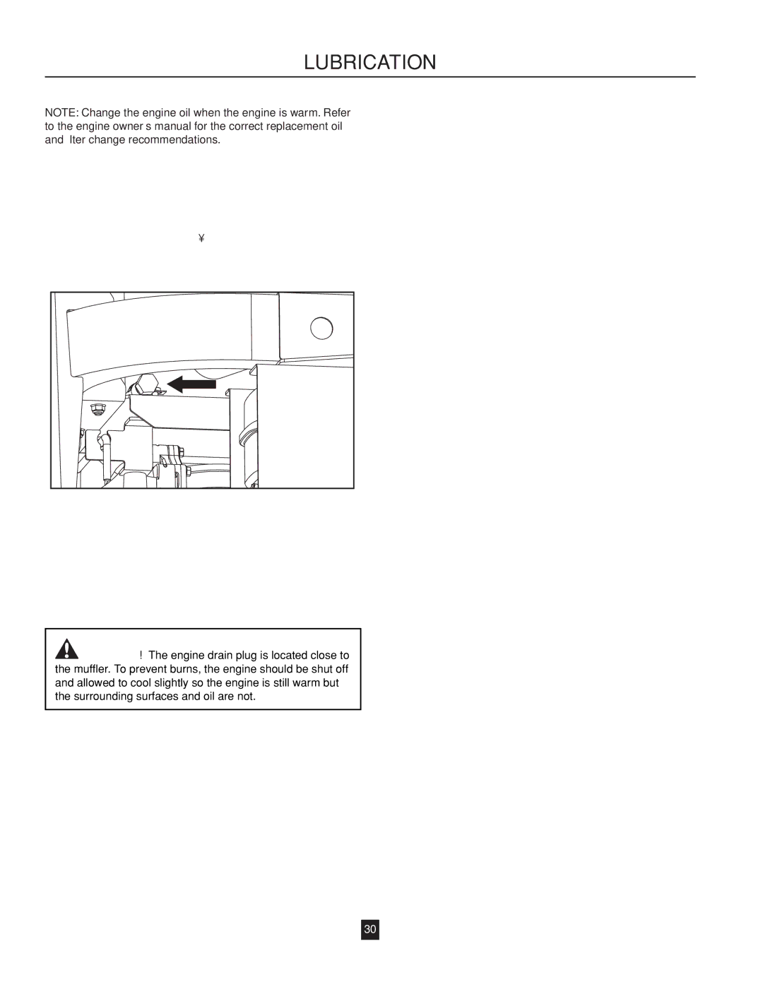 Husqvarna RZ46215 warranty Engine Oil Change 