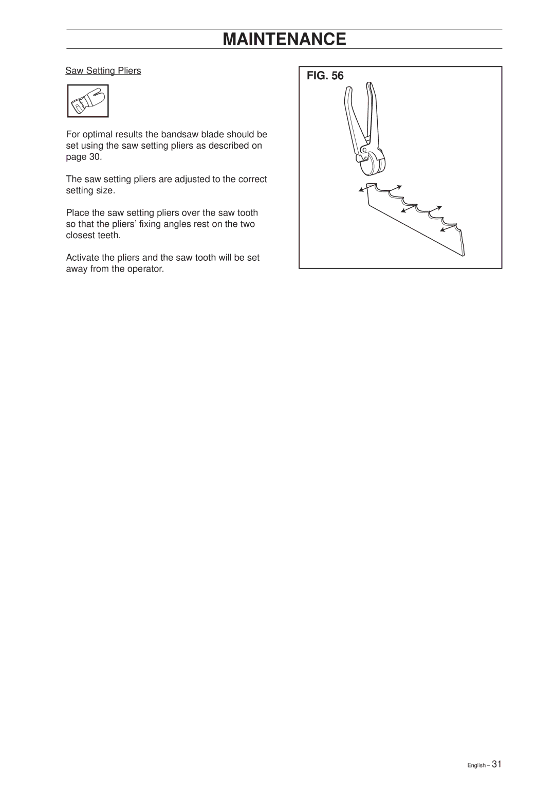 Husqvarna SMB 70, SMB 70 E manual Maintenance 