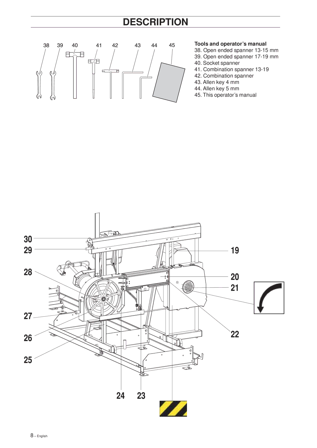 Husqvarna SMB 70, SMB 70 E Tools and operator’s manual 