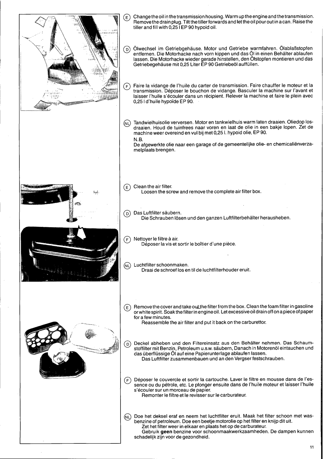 Husqvarna T300 manual 