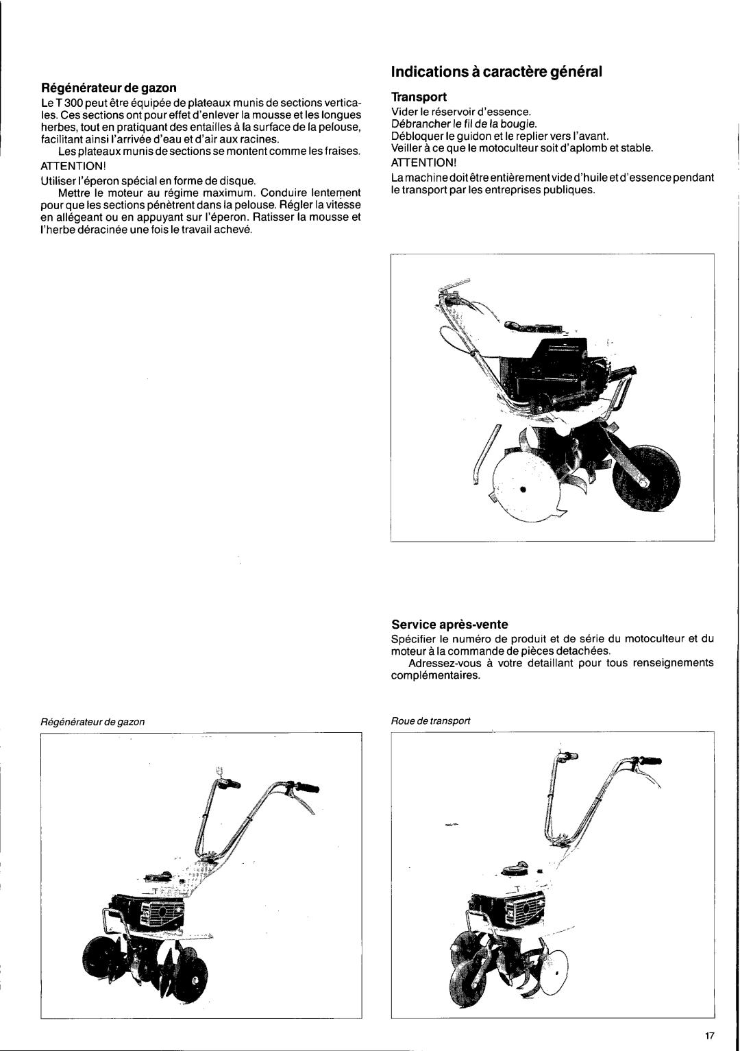 Husqvarna T300 manual 