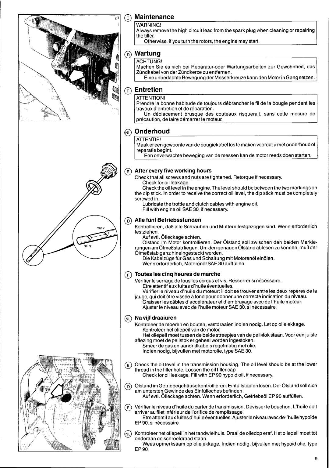 Husqvarna T300 manual 