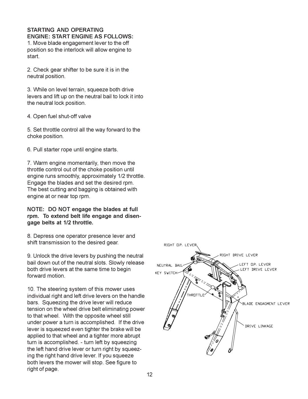 Husqvarna W3613ETS, W4815ETS manual Starting and Operating Engine Start Engine AS Follows 