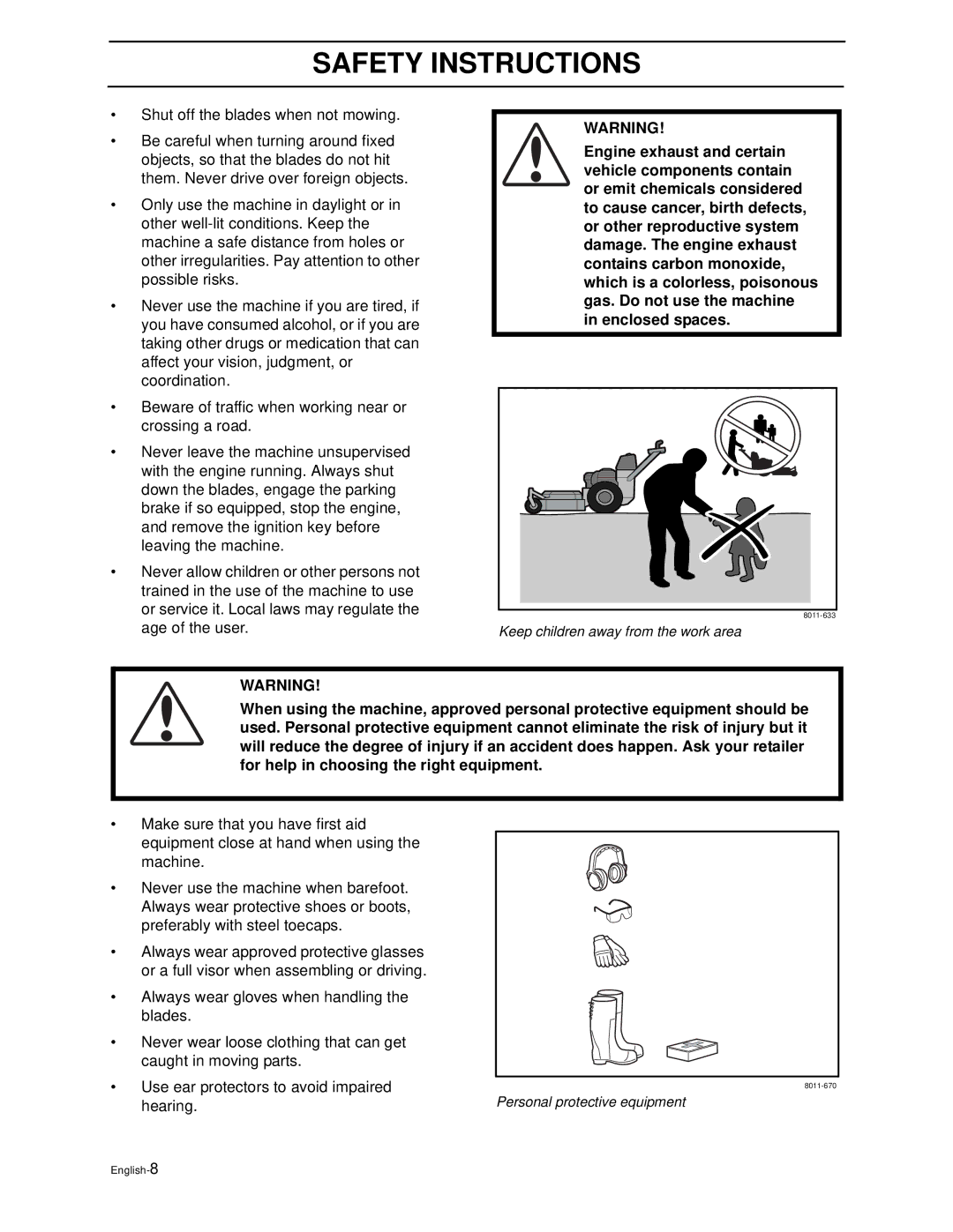 Husqvarna WG4815E, WG3613E manual Age of the user 