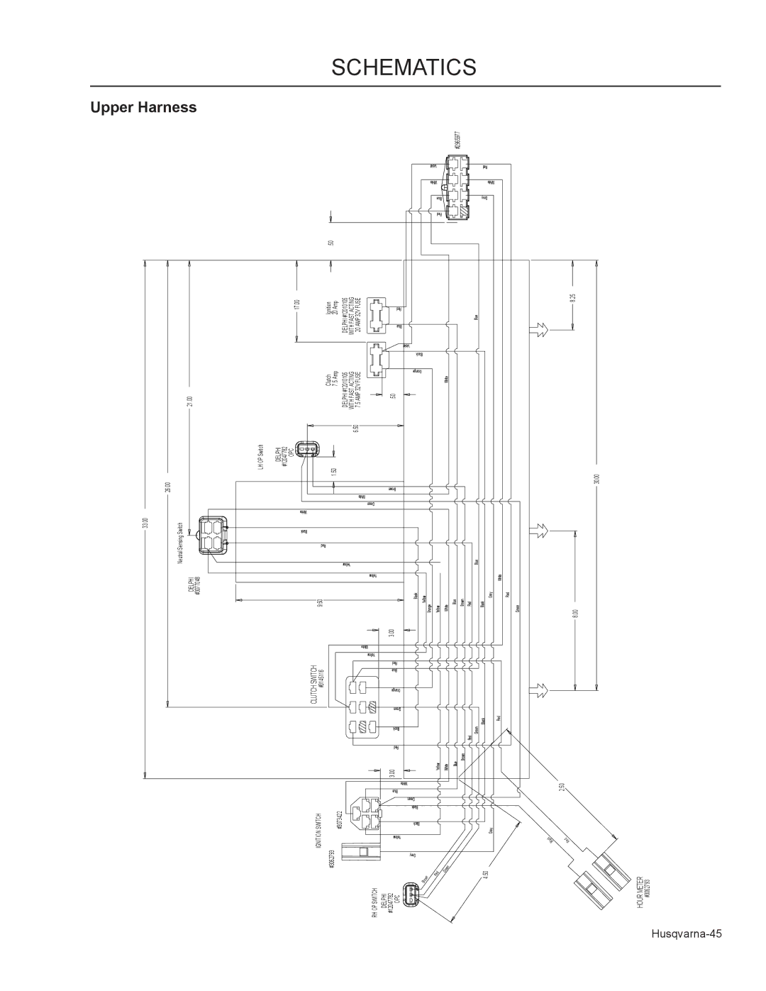 Husqvarna WHF5223 / 966947006, WHF6123 / 966947007 manual Upper Harness 