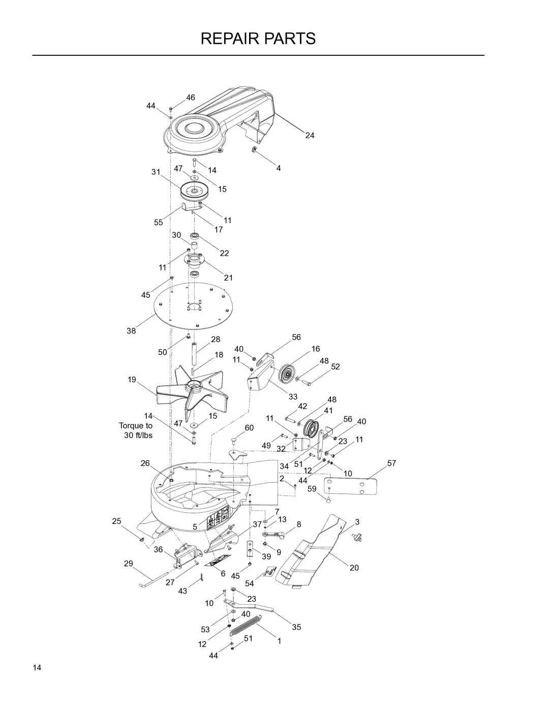 Husqvarna 2345 XLS, XOUS2009 manual Repair Parts 