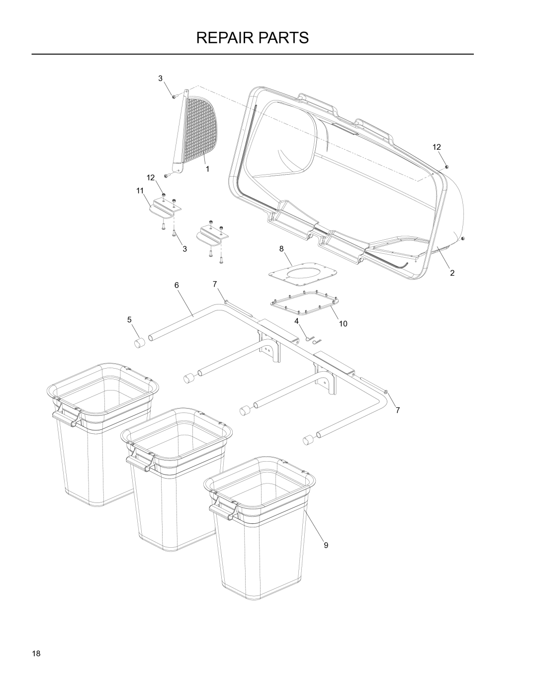 Husqvarna 2345 XLS, XOUS2009 manual Repair Parts 