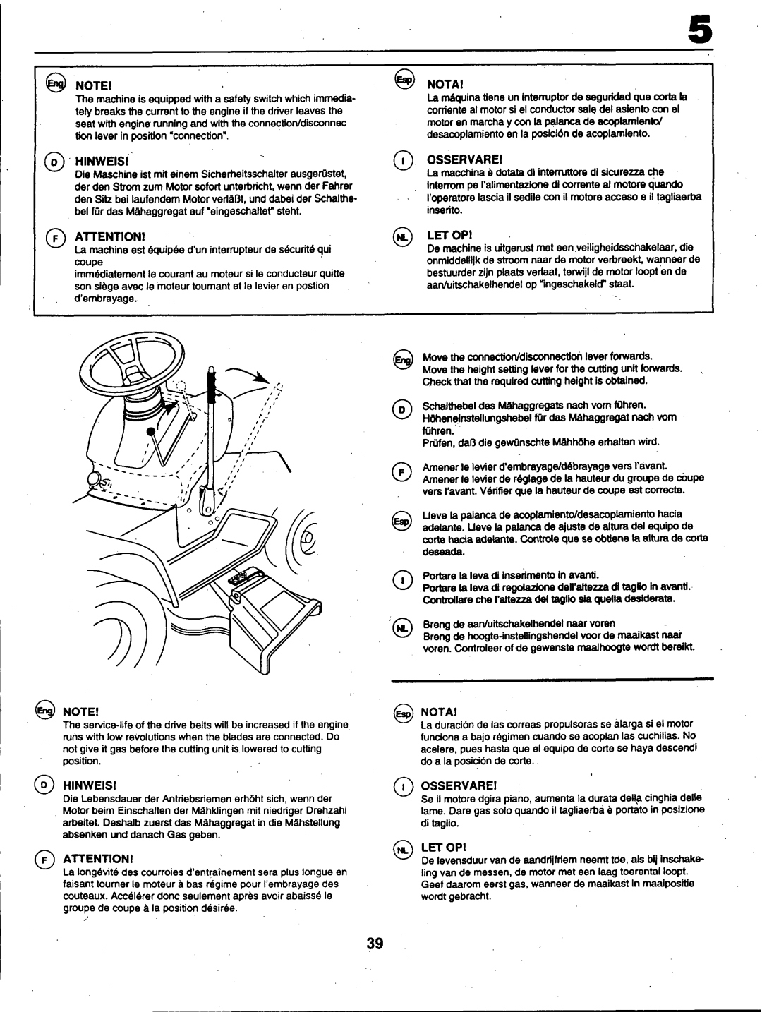 Husqvarna YT150 manual 