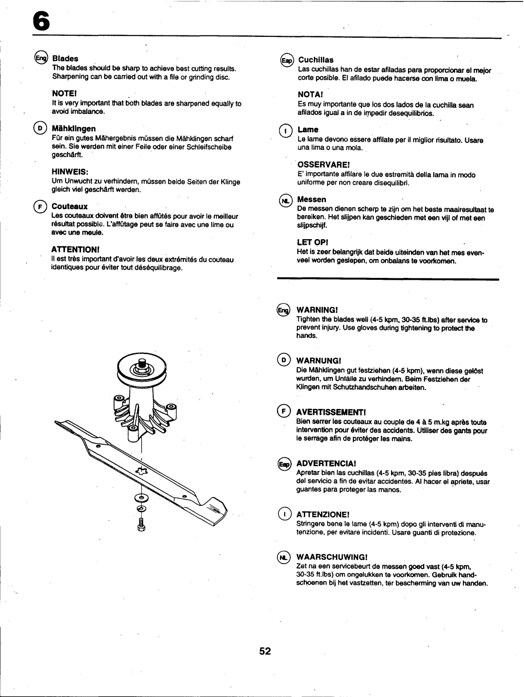 Husqvarna YT150 manual 