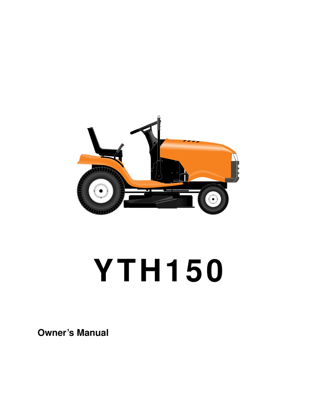 Husqvarna YTH150 owner manual 