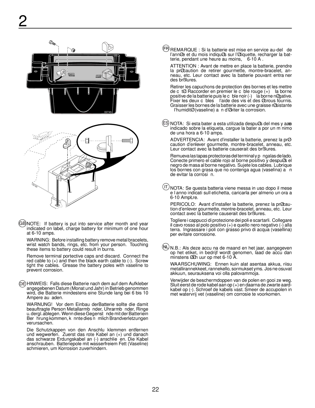 Husqvarna YTH150XP instruction manual 02745 