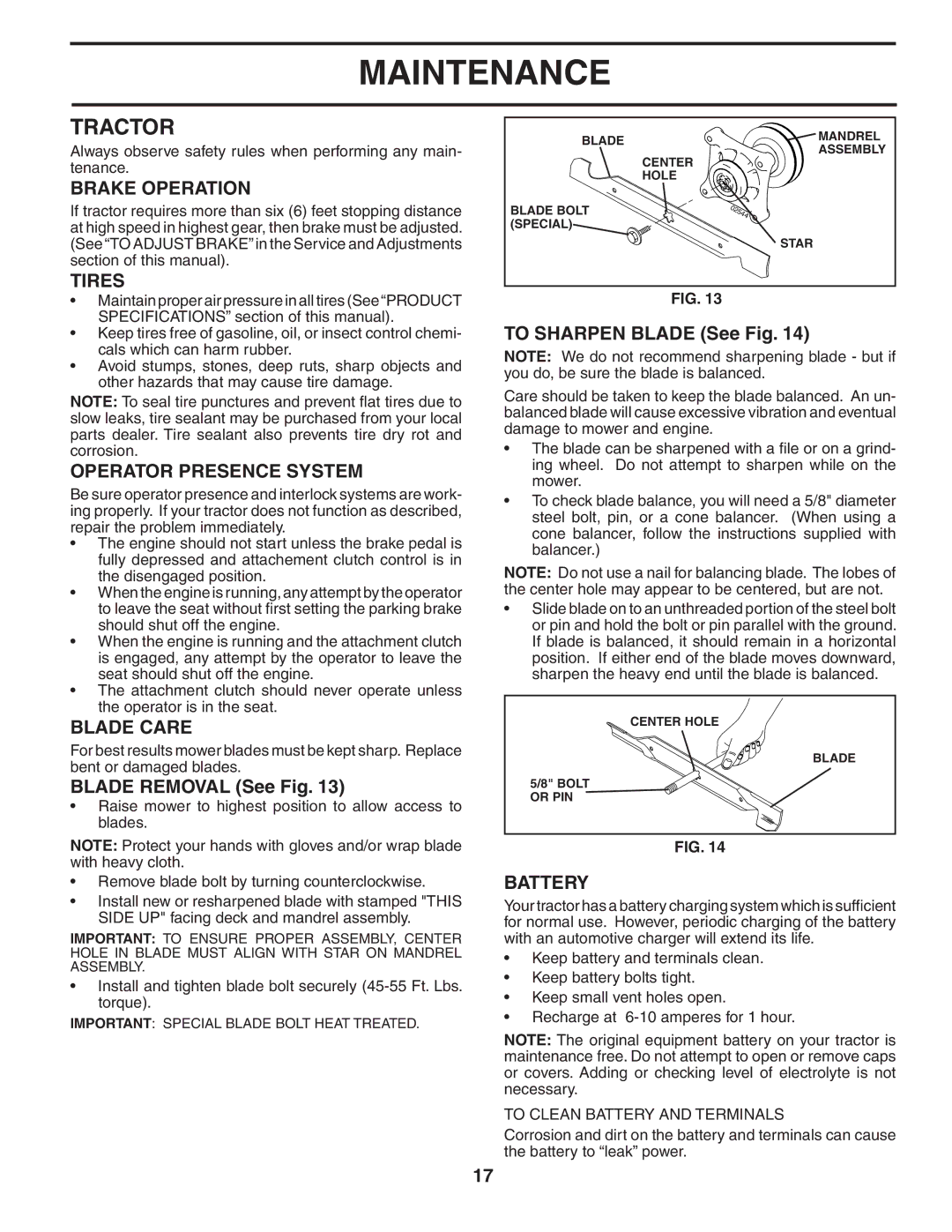 Husqvarna YTH1848XP owner manual Tractor 