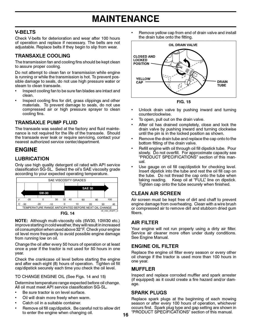 Husqvarna YTH2042 TWIN owner manual Engine 