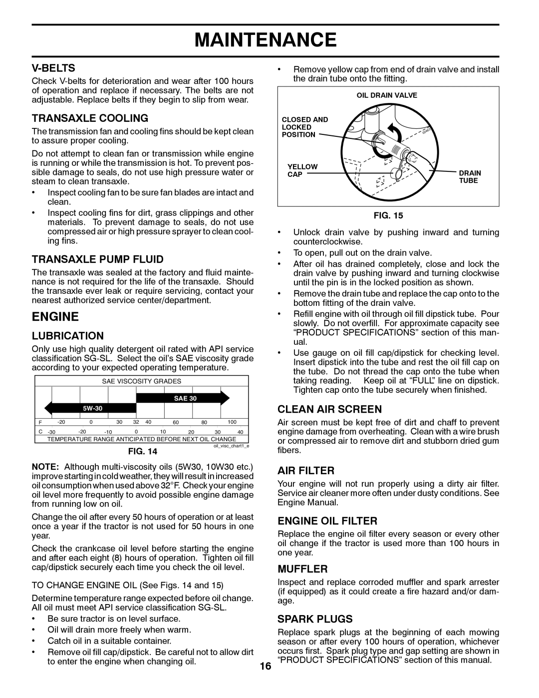 Husqvarna YTH2042 owner manual Engine 