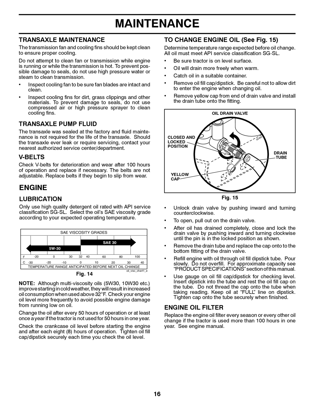 Husqvarna YTH2042TD manual Engine 