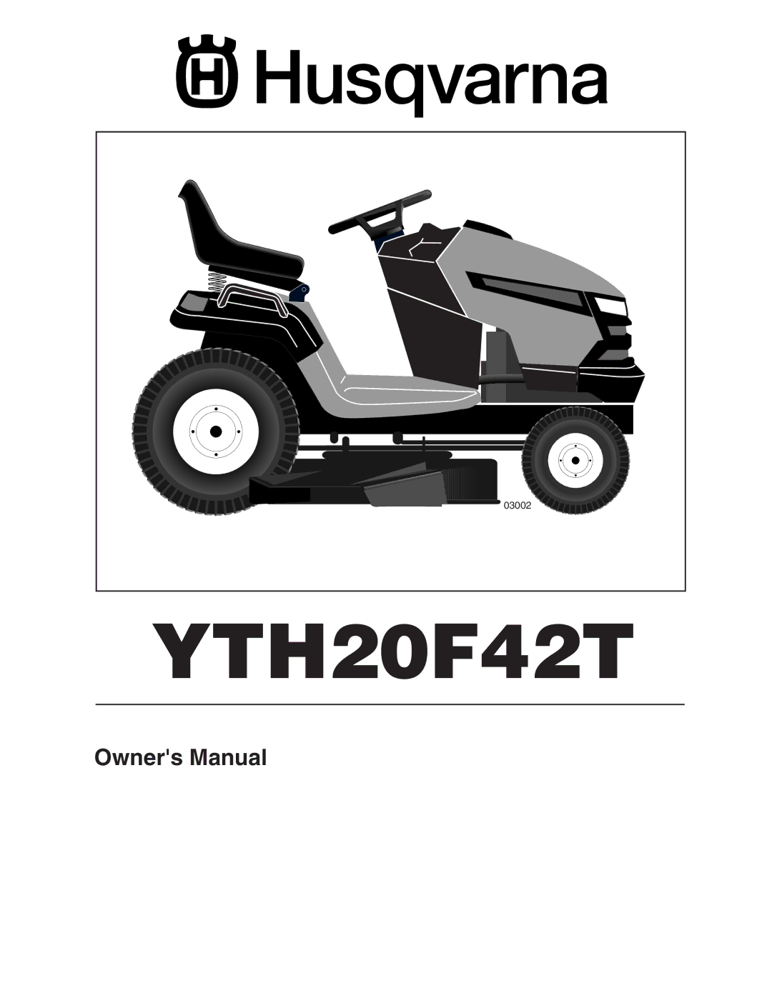 Husqvarna YTH20F42T owner manual 