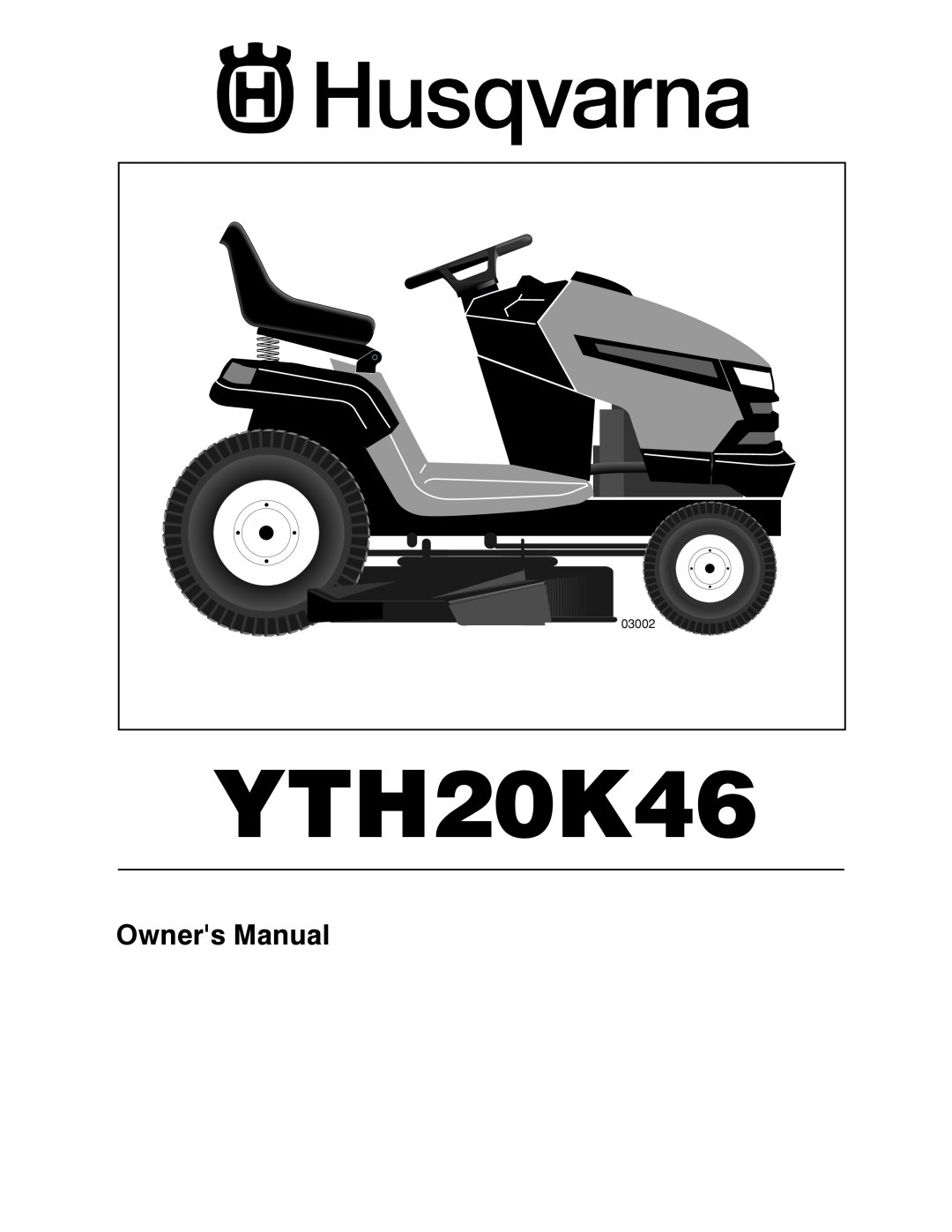 Husqvarna YTH20K46 owner manual 