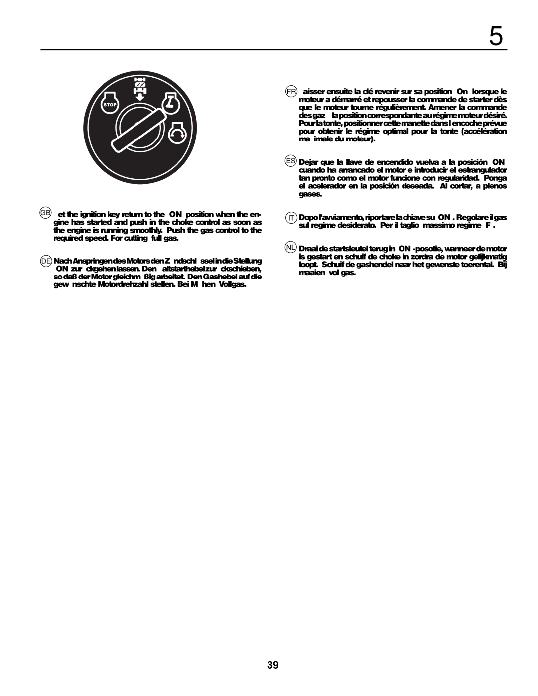 Husqvarna YTH210XP instruction manual 