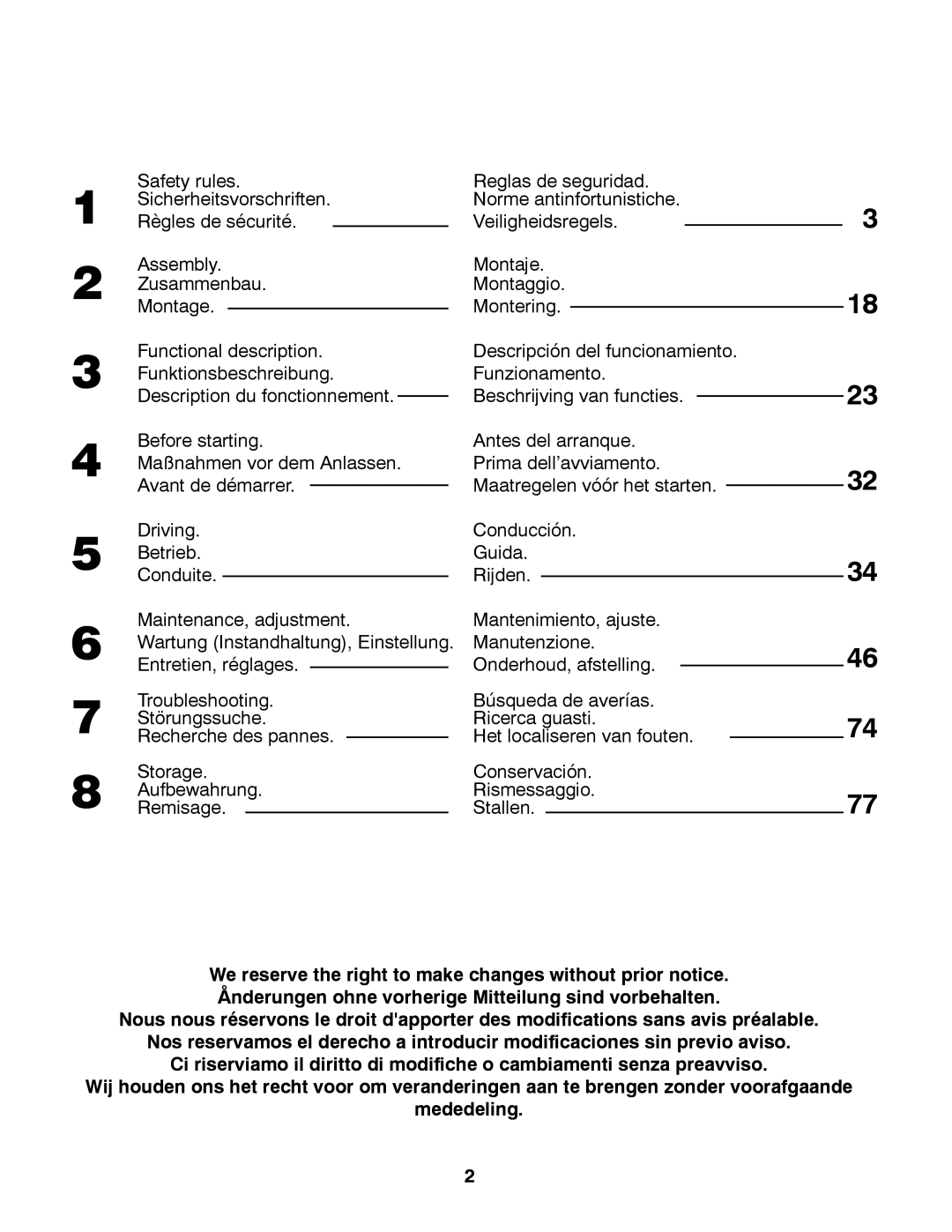 Husqvarna YTH220 TWIN instruction manual 