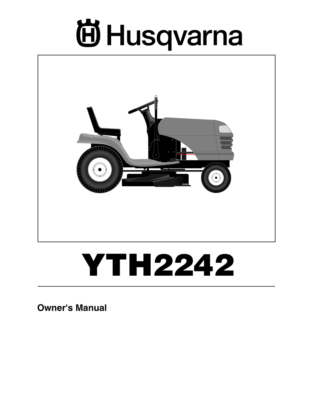 Husqvarna YTH2242 owner manual 