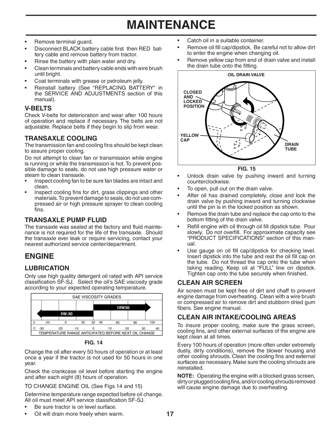 Husqvarna YTH2242 owner manual Engine 