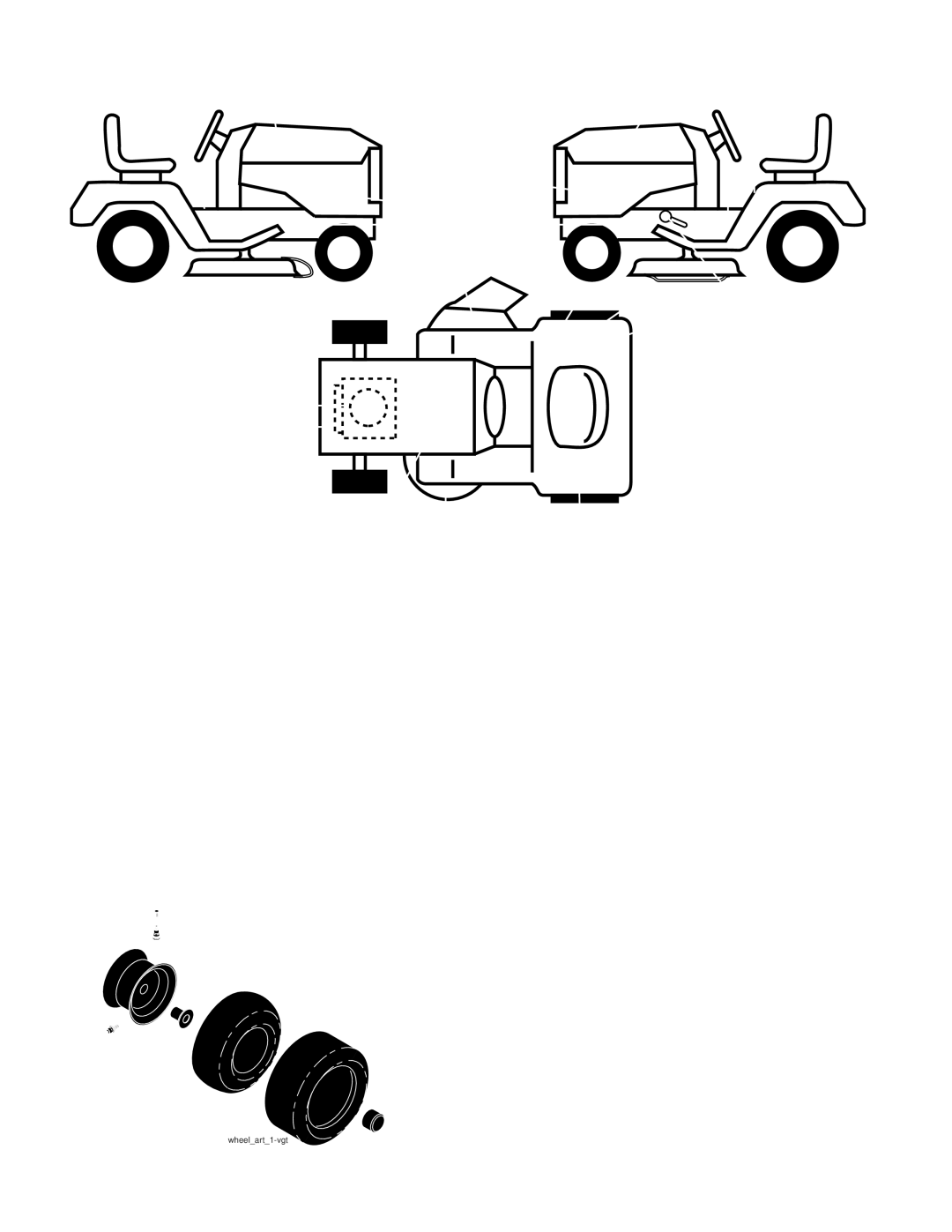 Husqvarna YTH2242TDRF owner manual Decals, Wheels and Tires, KEY Part Description 