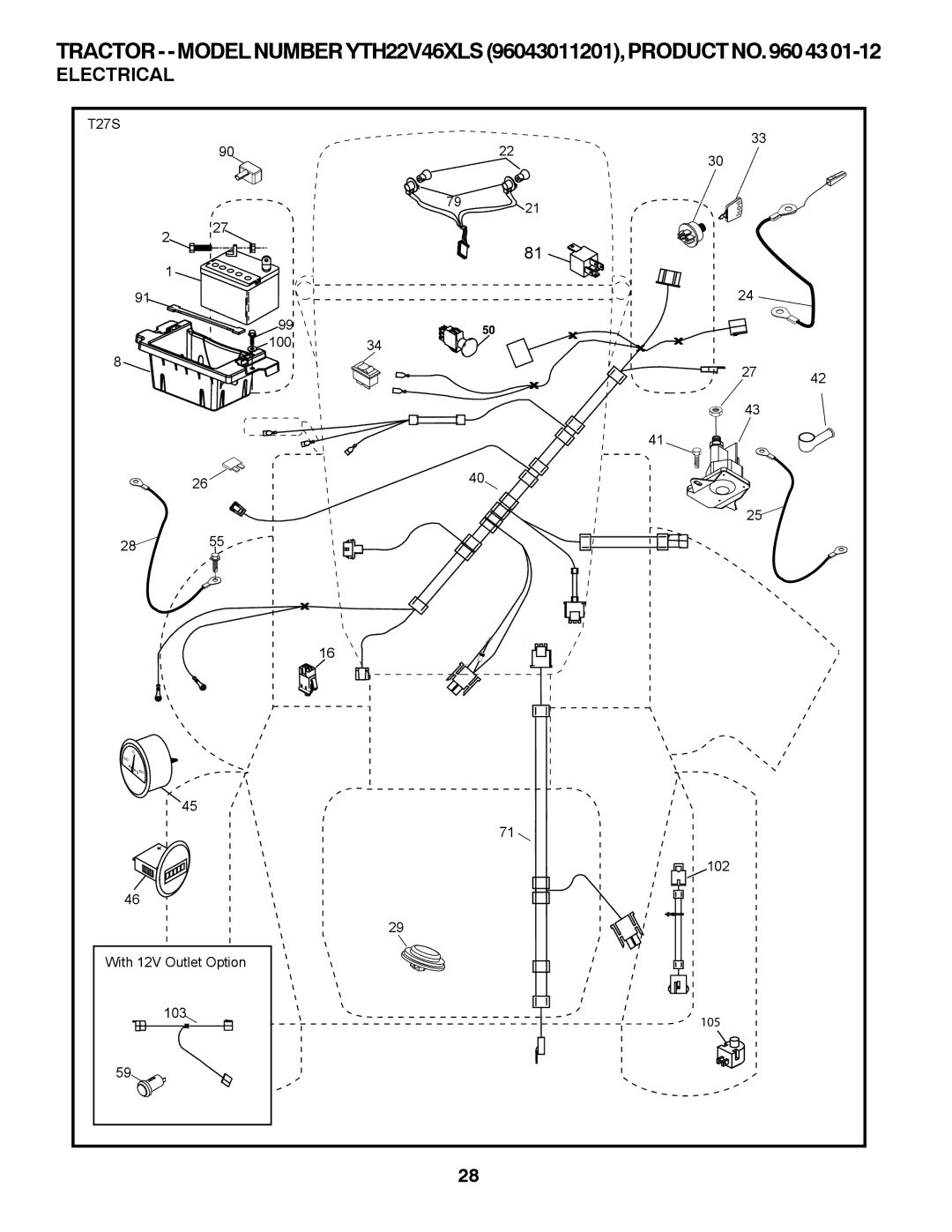 Husqvarna YTH22V46XLS owner manual Electrical 