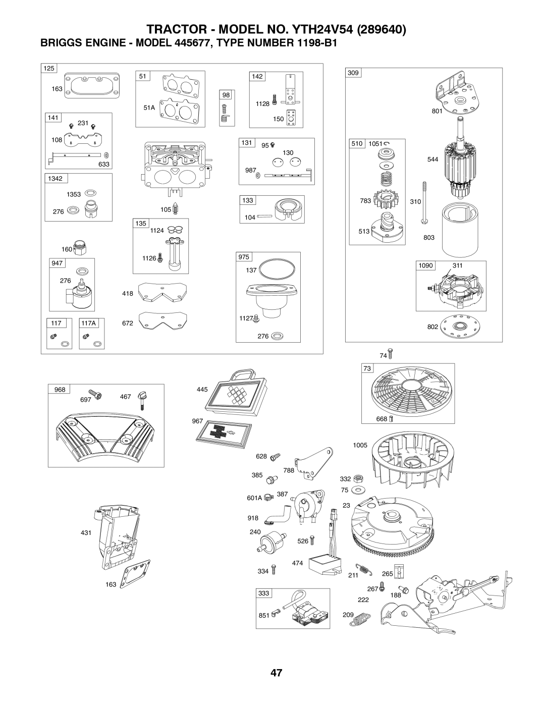 Husqvarna YTH24V54 owner manual 967 628 385 601A 918 240 334 788 387 526 474 