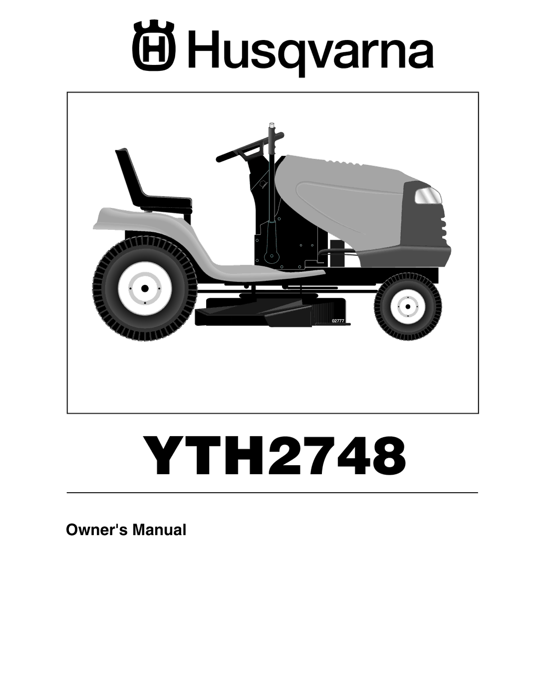 Husqvarna YTH2748 owner manual 