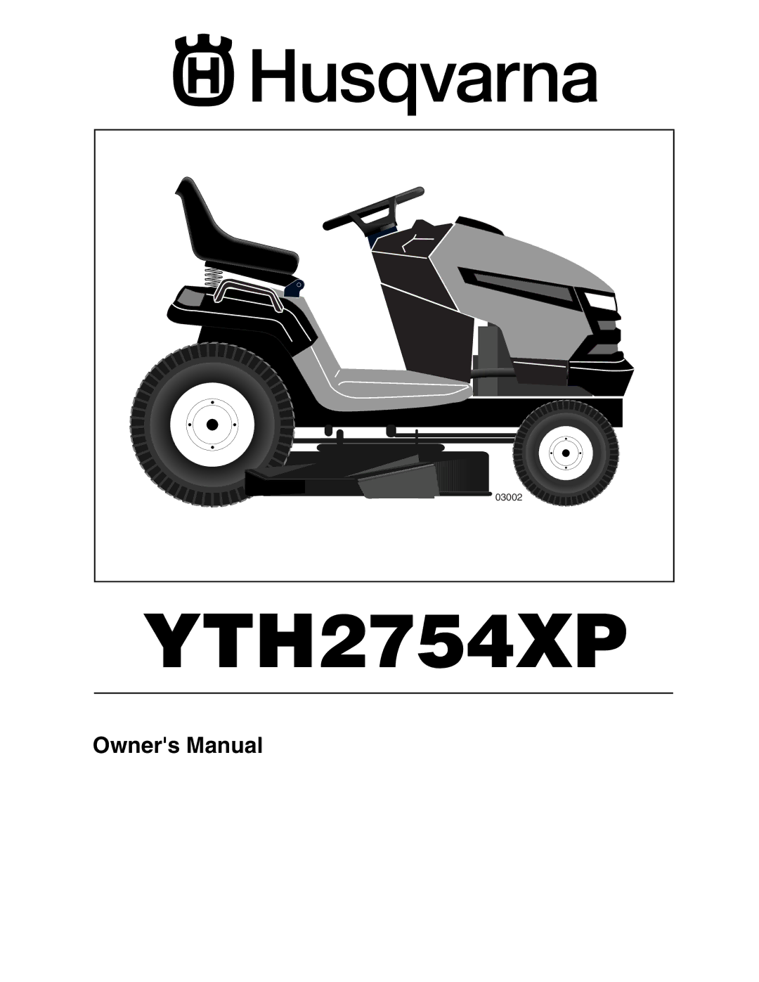 Husqvarna YTH2754XP owner manual 