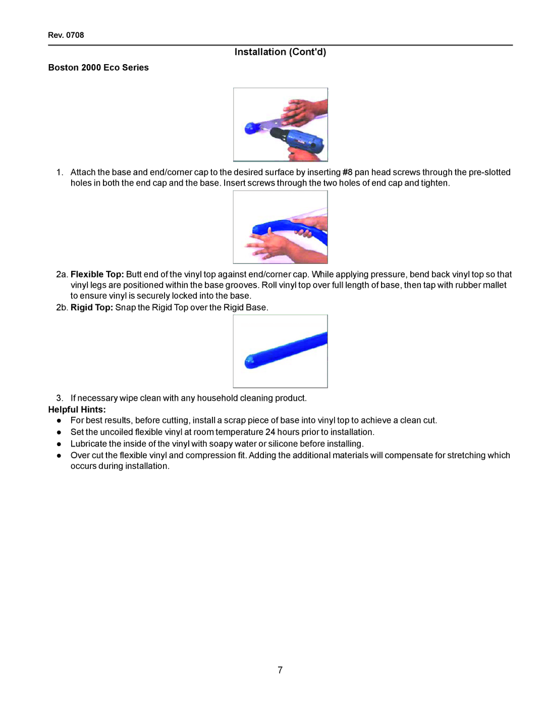 hussman FMSS-L operation manual Boston 2000 Eco Series 