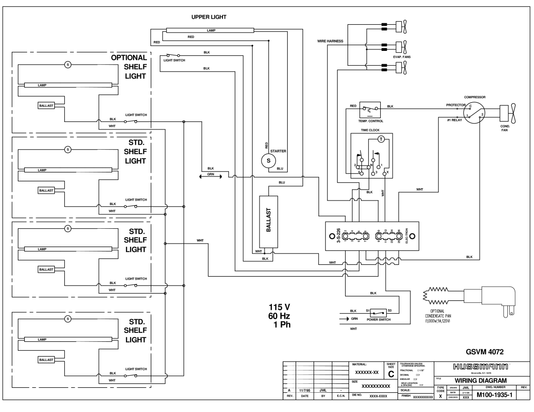 hussman GSVM installation instructions 115 