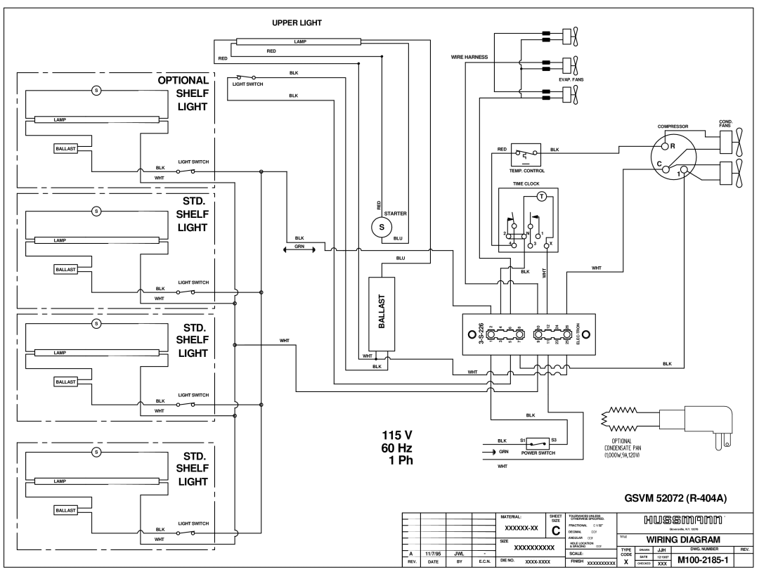 hussman GSVM installation instructions Gsvm 52072 R-404A 