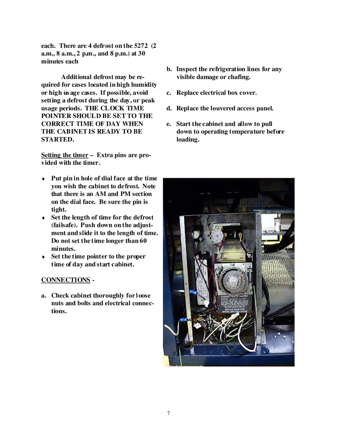 hussman GSVM installation instructions Connections 