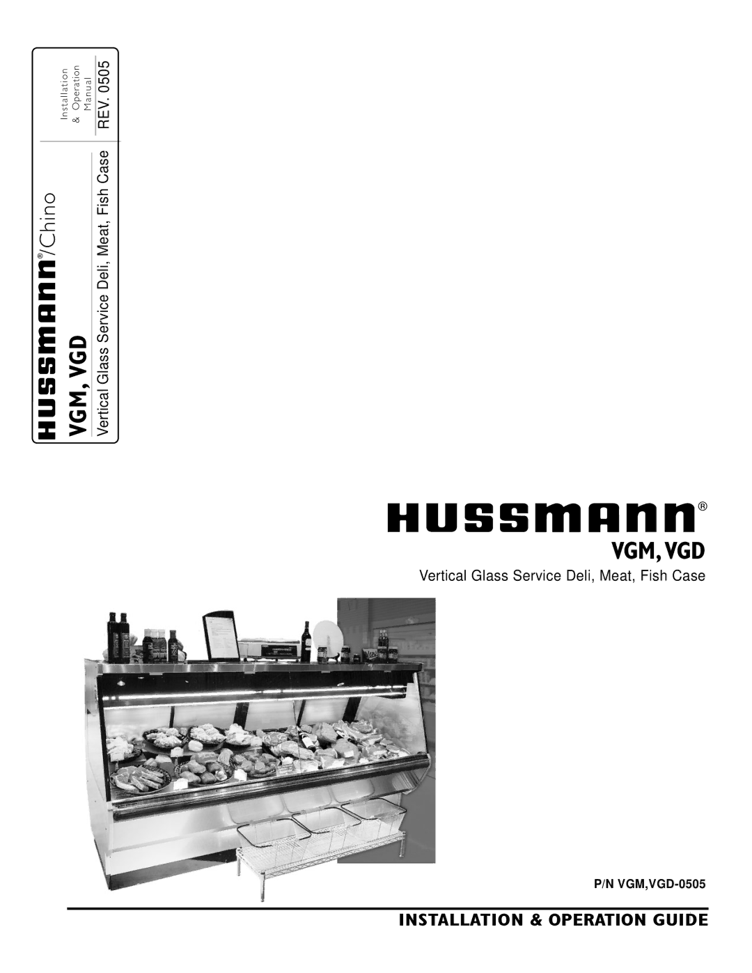 hussman VGM operation manual Vgm, Vgd 