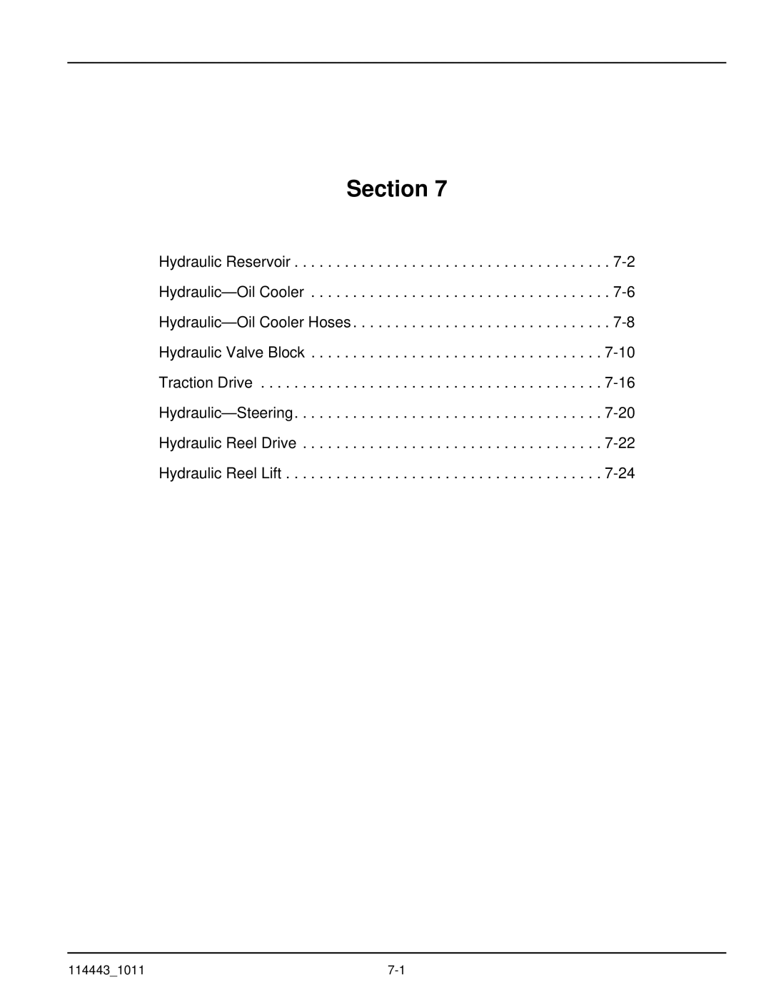 Hustler Turf 1500 manual Section 