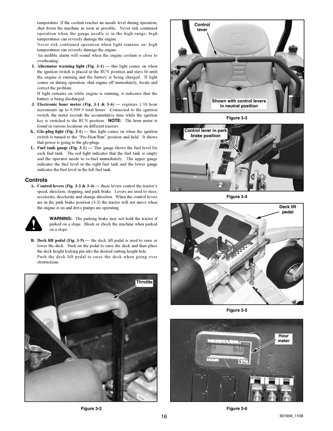 Hustler Turf 927814, 927566, 927053, 927848, 927731, 927558 manual Controls 