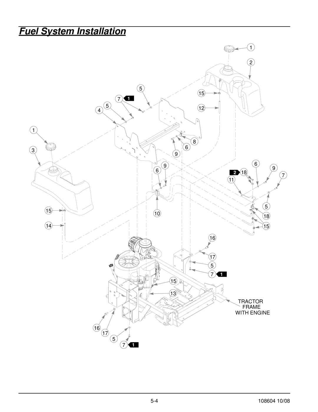 Hustler Turf 928150, 928168, 928143 manual Fuel System Installation 