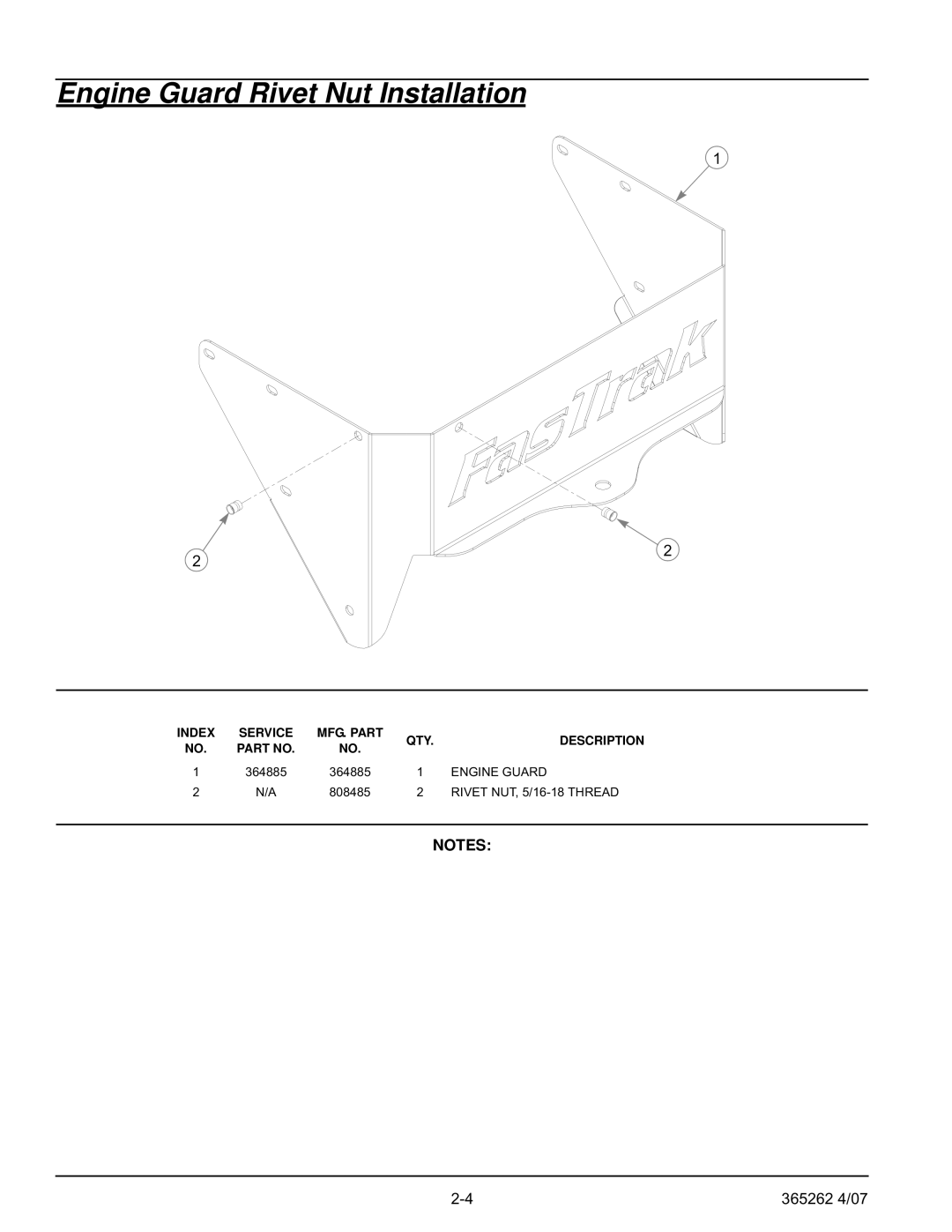 Hustler Turf Lawn Mower manual Engine Guard Rivet Nut Installation 