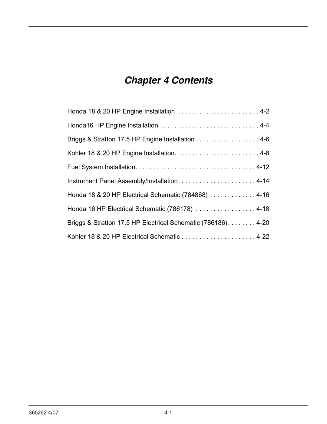 Hustler Turf Lawn Mower manual Contents 