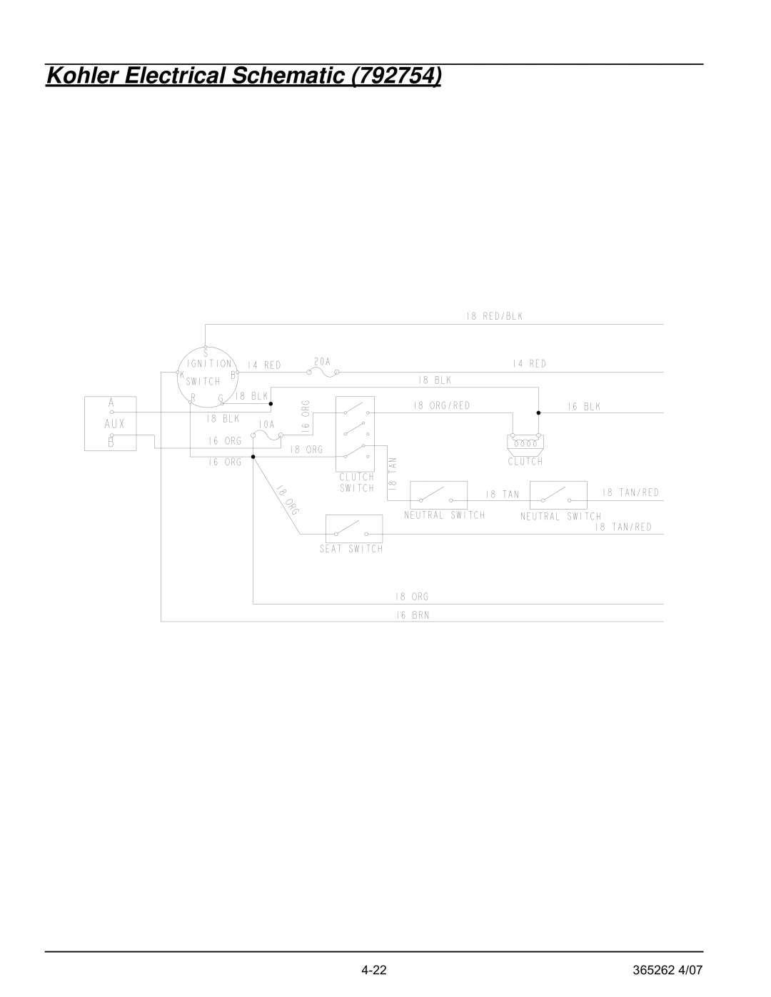 Hustler Turf Lawn Mower manual Kohler Electrical Schematic 