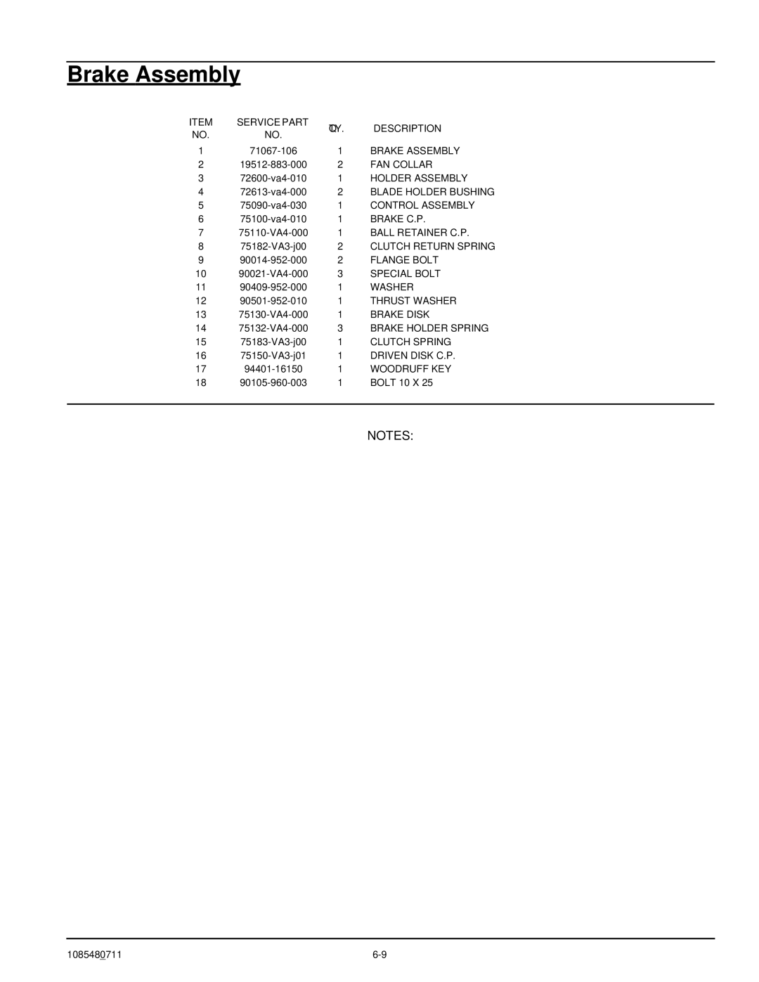 Hustler Turf M1 owner manual Service Part 