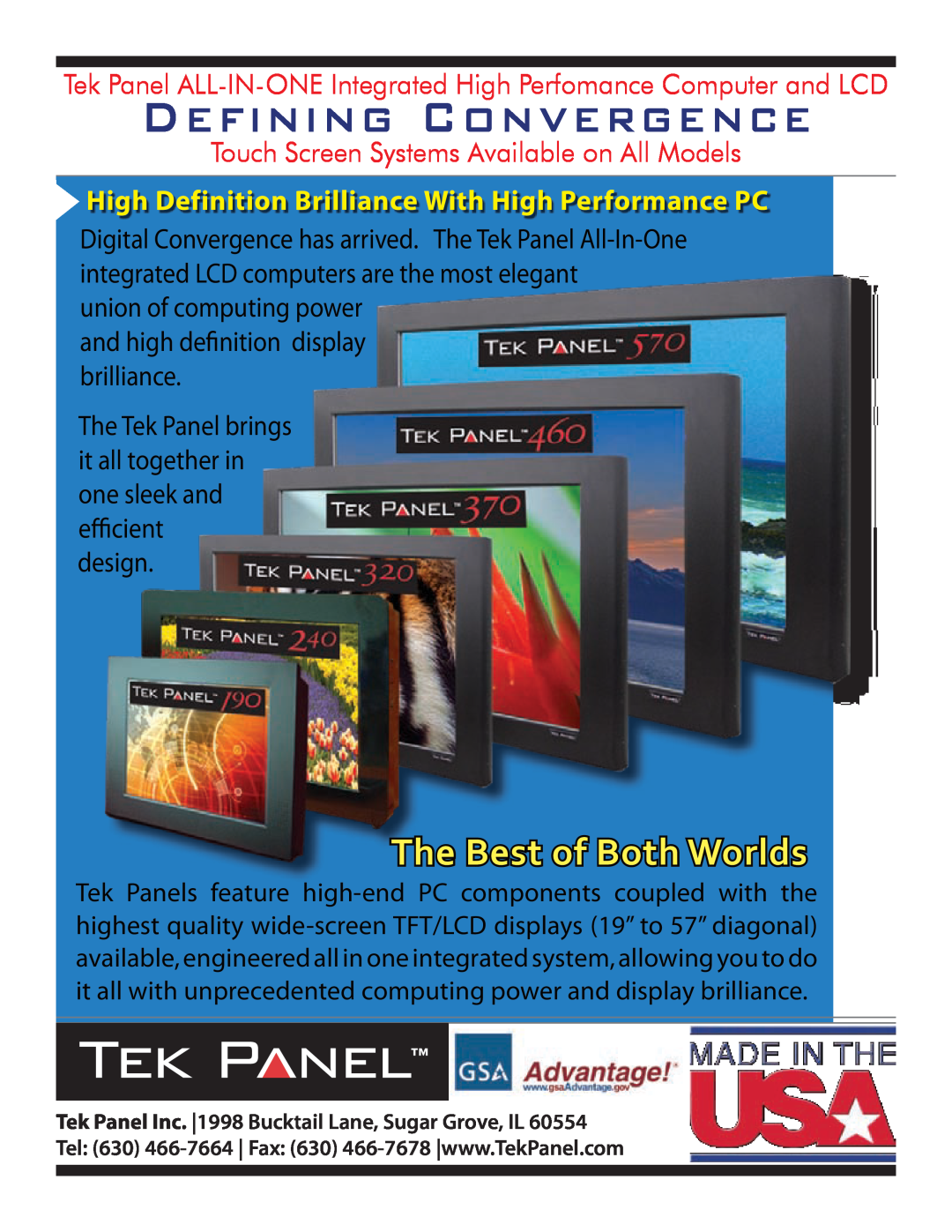 Hy-Tek Manufacturing 240 manual Defining Convergence, The Best of Both Worlds, design 