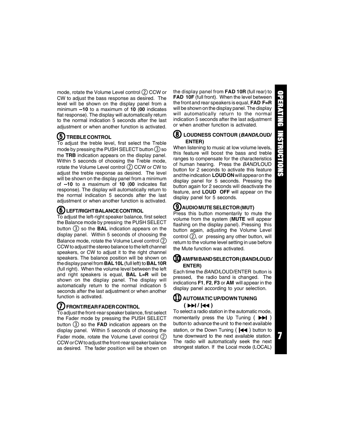 Hyundai ACD-91 manual Operating Instructions 