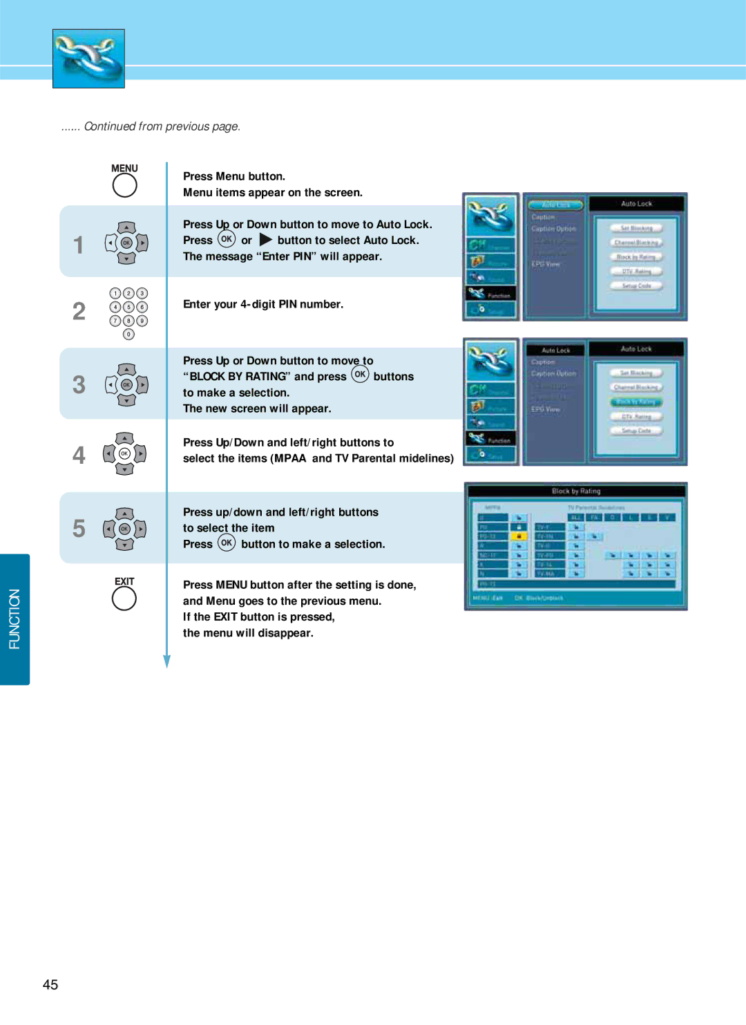 Hyundai E261D, E371D, E321D manual From previous 