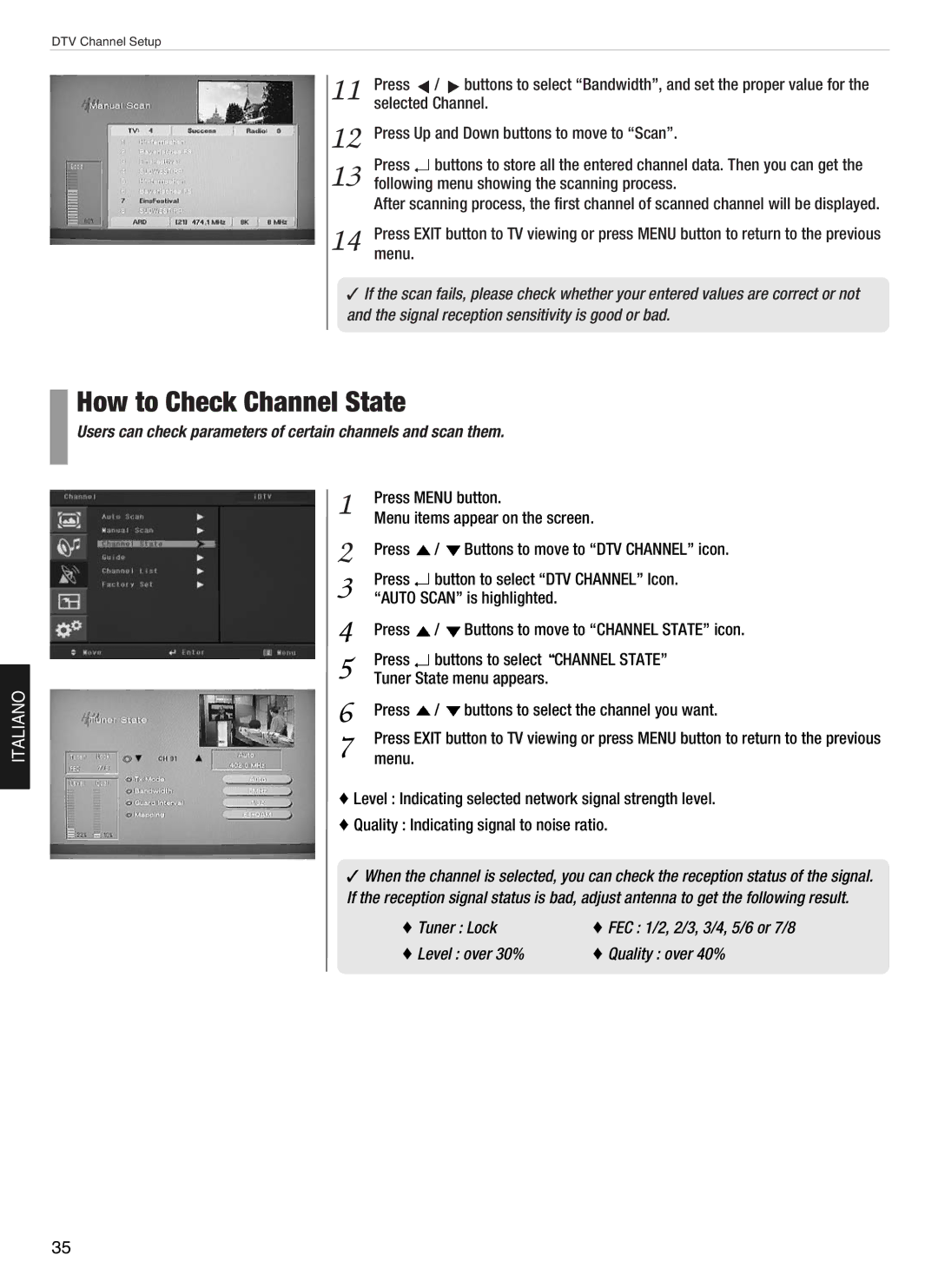 Hyundai E420D, E460D, E260D, E320D, E370D manual How to Check Channel State 